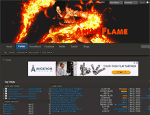 Tablet Screenshot of animeflame.net